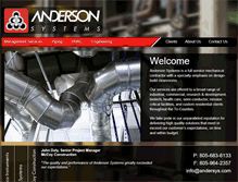 Tablet Screenshot of andersys.com